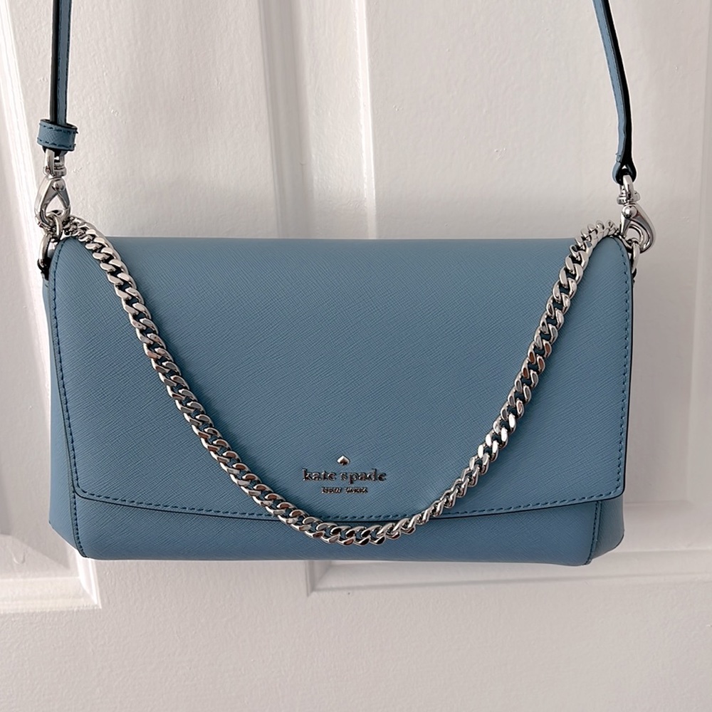 Brand New (without tags) Kate Spade, Light Blue Purse - Picture 2 of 4